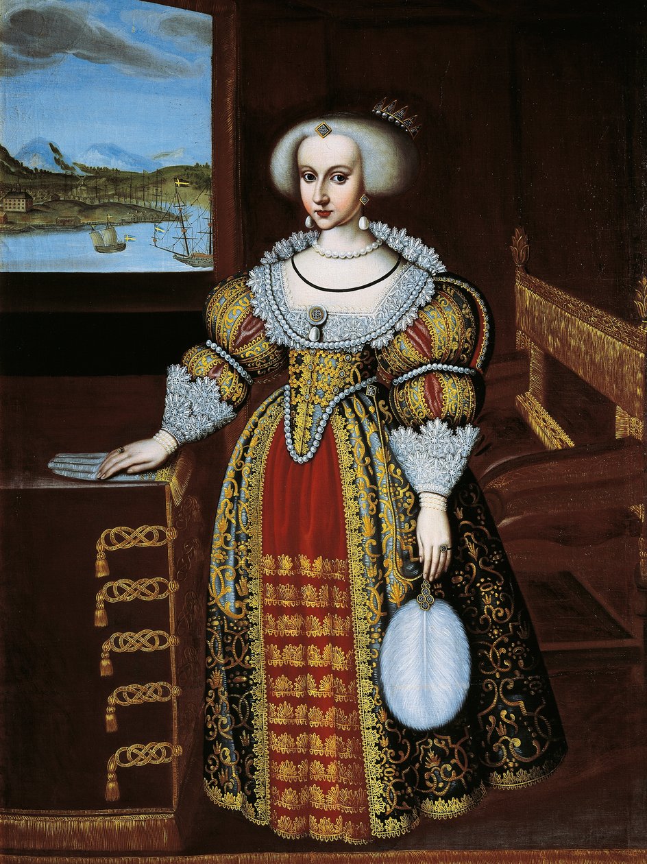 Portrait of Christina of Sweden (Stockholm بواسطة يعقوب هاينريش البفاس