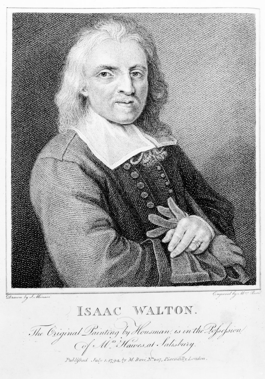 صورة إسحاق والتون (1593-1683) منقوشة بواسطة مارينو بوفي (1758-1805) 1794 بواسطة جاكوب هويسمانز