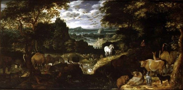 Orpheus Charming the Animals ، 1601 (لوحة) بواسطة يعقوب أنا سافري