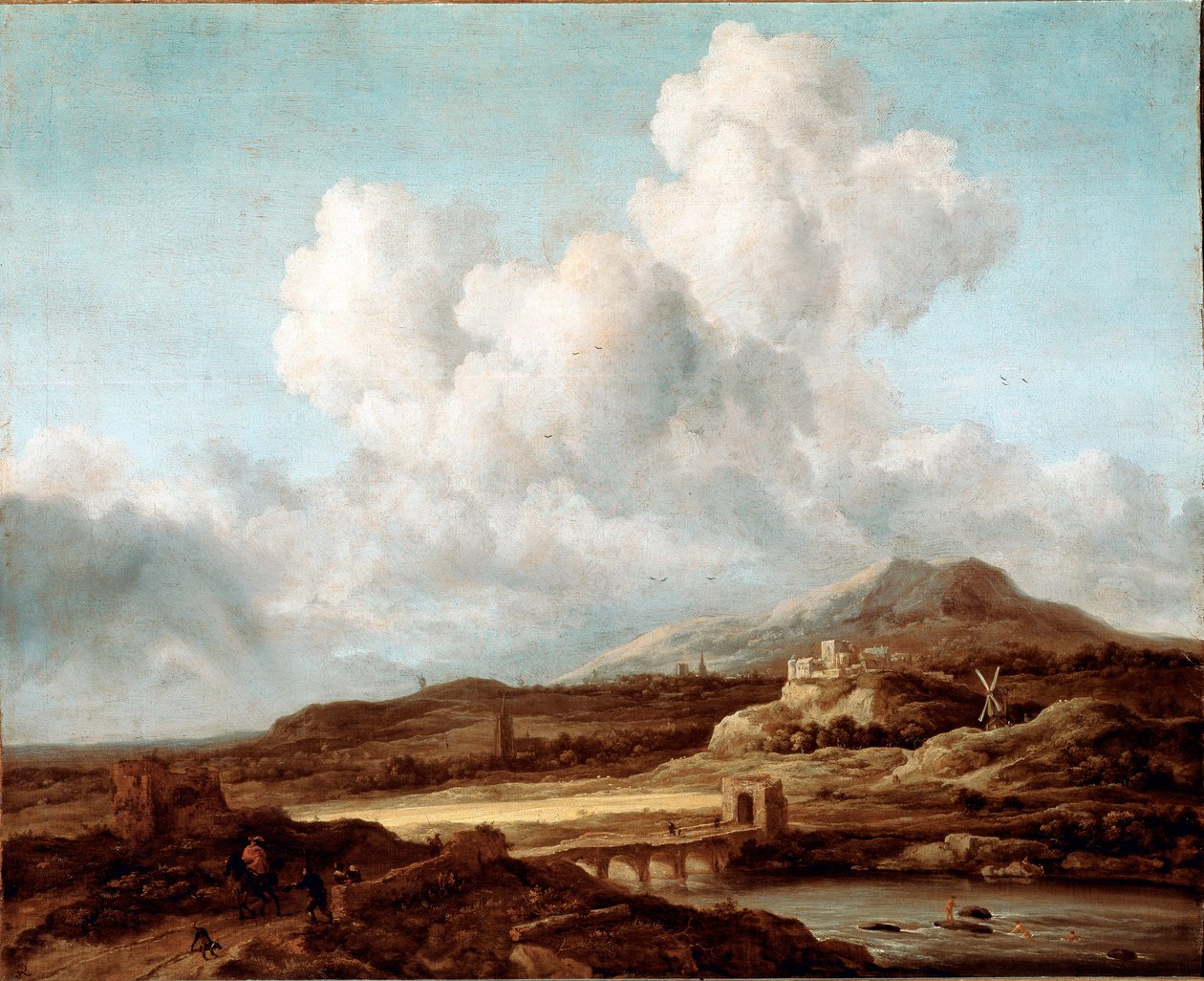لو رايون دي سولي ليعقوب إيزاكسزون فان رويسدايل (رويسديل) (1628-1682) 1670-1675 خافت. 83x99 سم باريس ، متحف اللوفر - شعاع الشمس ، بقلم جاكوب فان رويسديل (1628-1682). زيت على قماش ، ٨٣ × ٩٩ سم بواسطة جاكوب فان روزديل