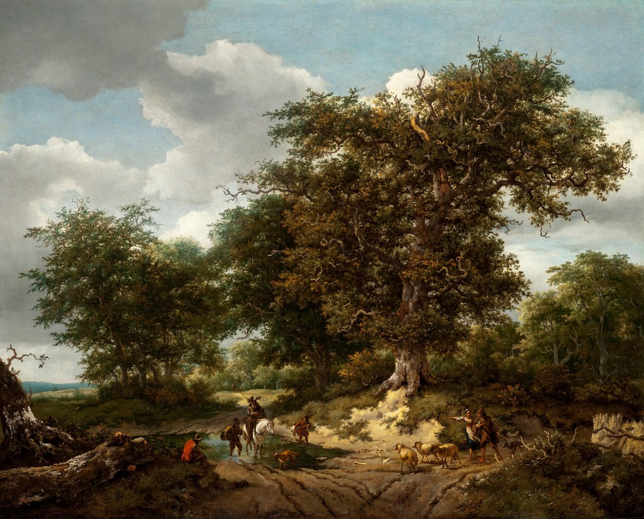 The Great Oak ، 1652 بواسطة جاكوب فان روزديل