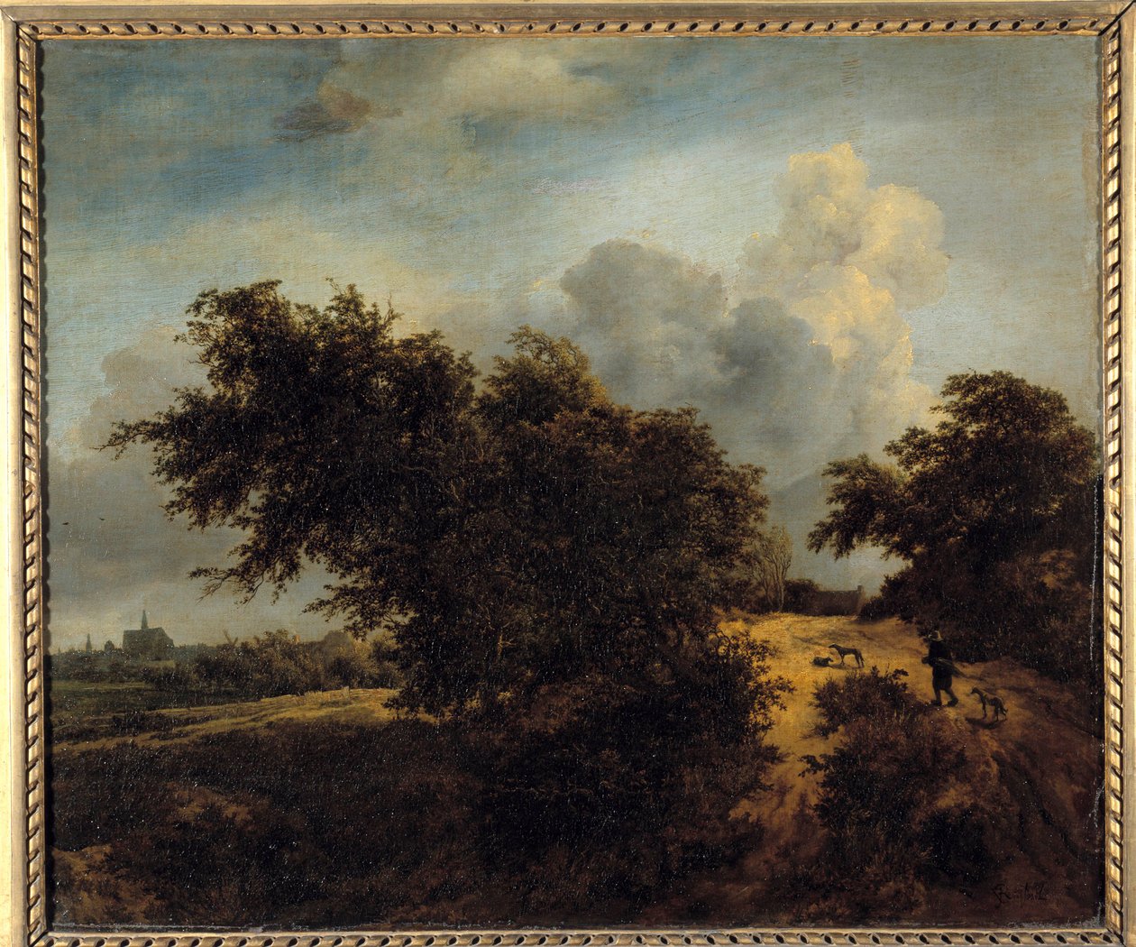 اللوحة التي رسمها يعقوب إيزاكسزون فان رويسدايل (رويسديل) (1628-1682) من القرن السابع عشر. 0،68 × 0،82 م بواسطة جاكوب فان روزديل