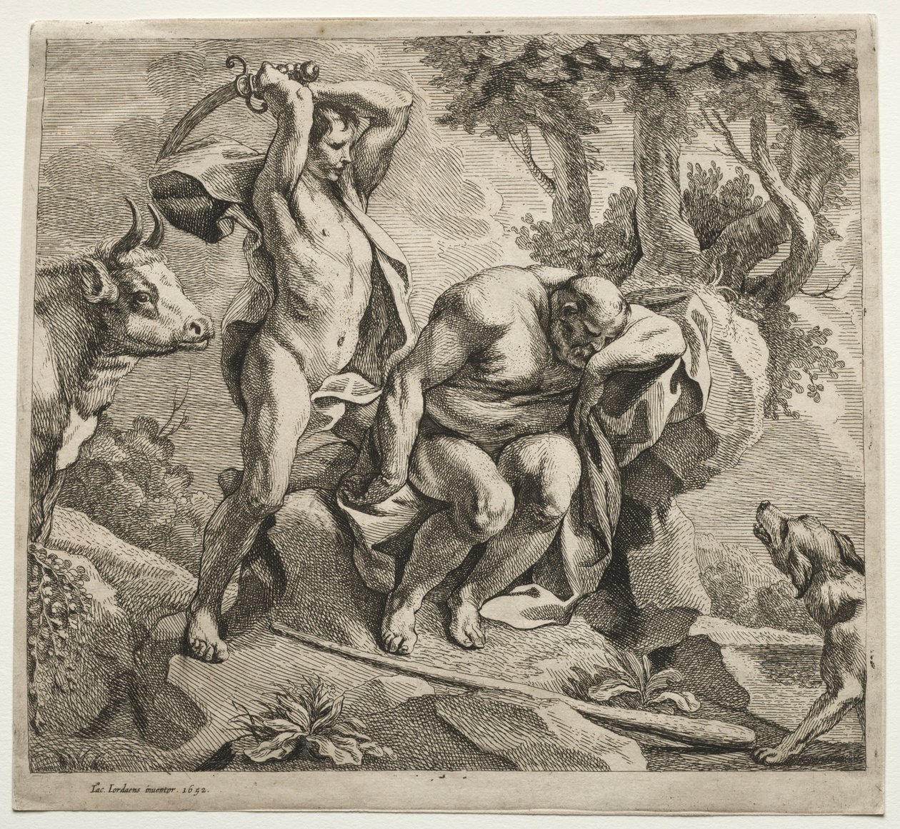 ^ قتل الزئبق أرغوس ، 1652. بواسطة يعقوب جوردان