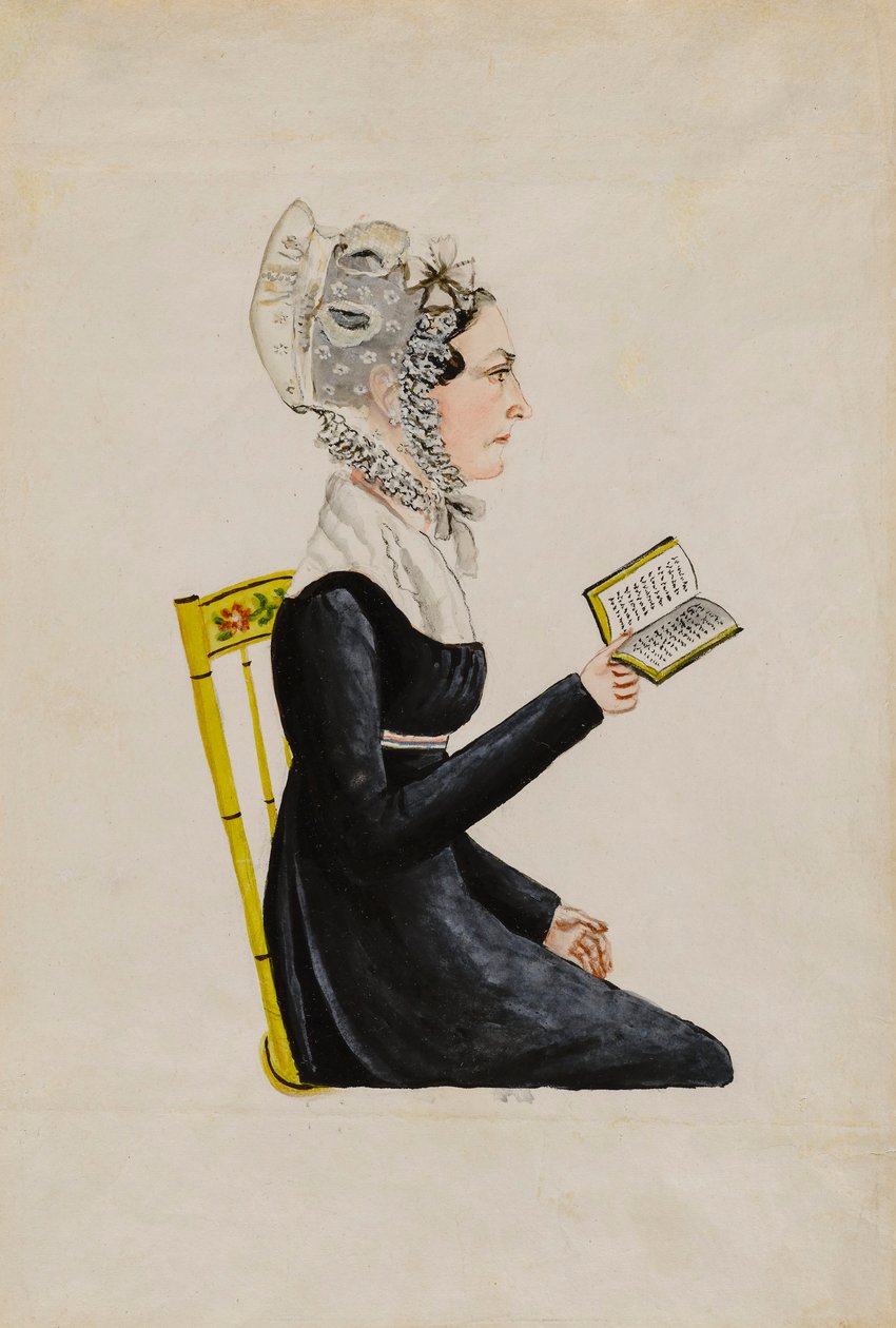 صورة إليزابيث سويتزر موسر ، كاليفورنيا. 1826. بواسطة يعقوب مانتل