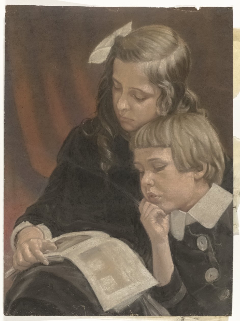 Portret van Mies en Co Merkelbach بواسطة يعقوب ميركلباخ