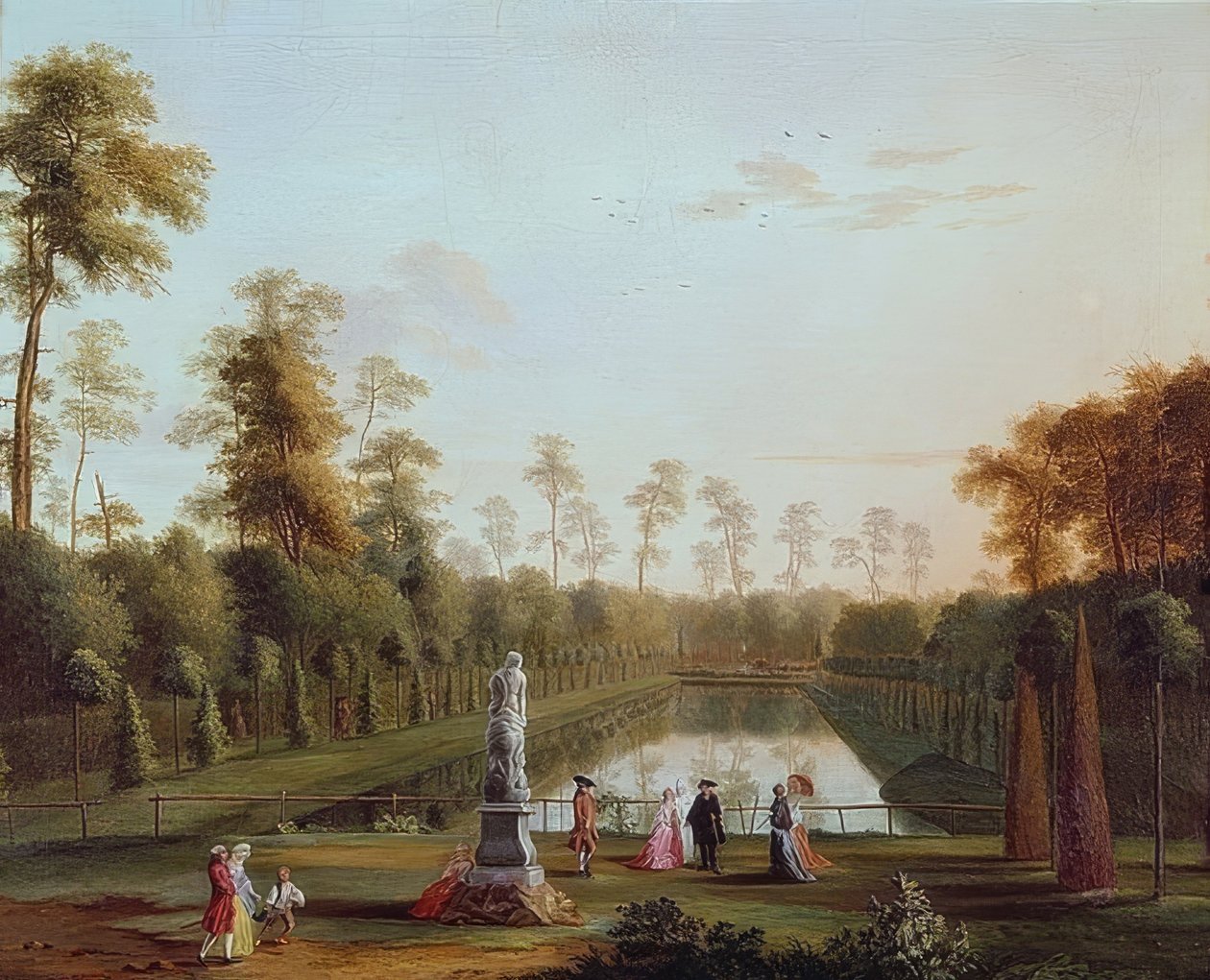 الحوض في Tiergarten بواسطة يعقوب فيليب هاكيرت