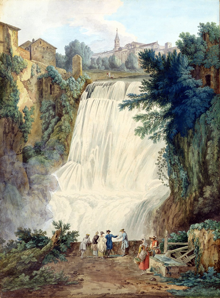 The Falls at Tivoli بواسطة جاكوب فيليب هاكيرت