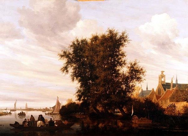 ماس بالقرب من جوركوم بواسطة جاكوب سالومونز. (دائرة) رويسديل