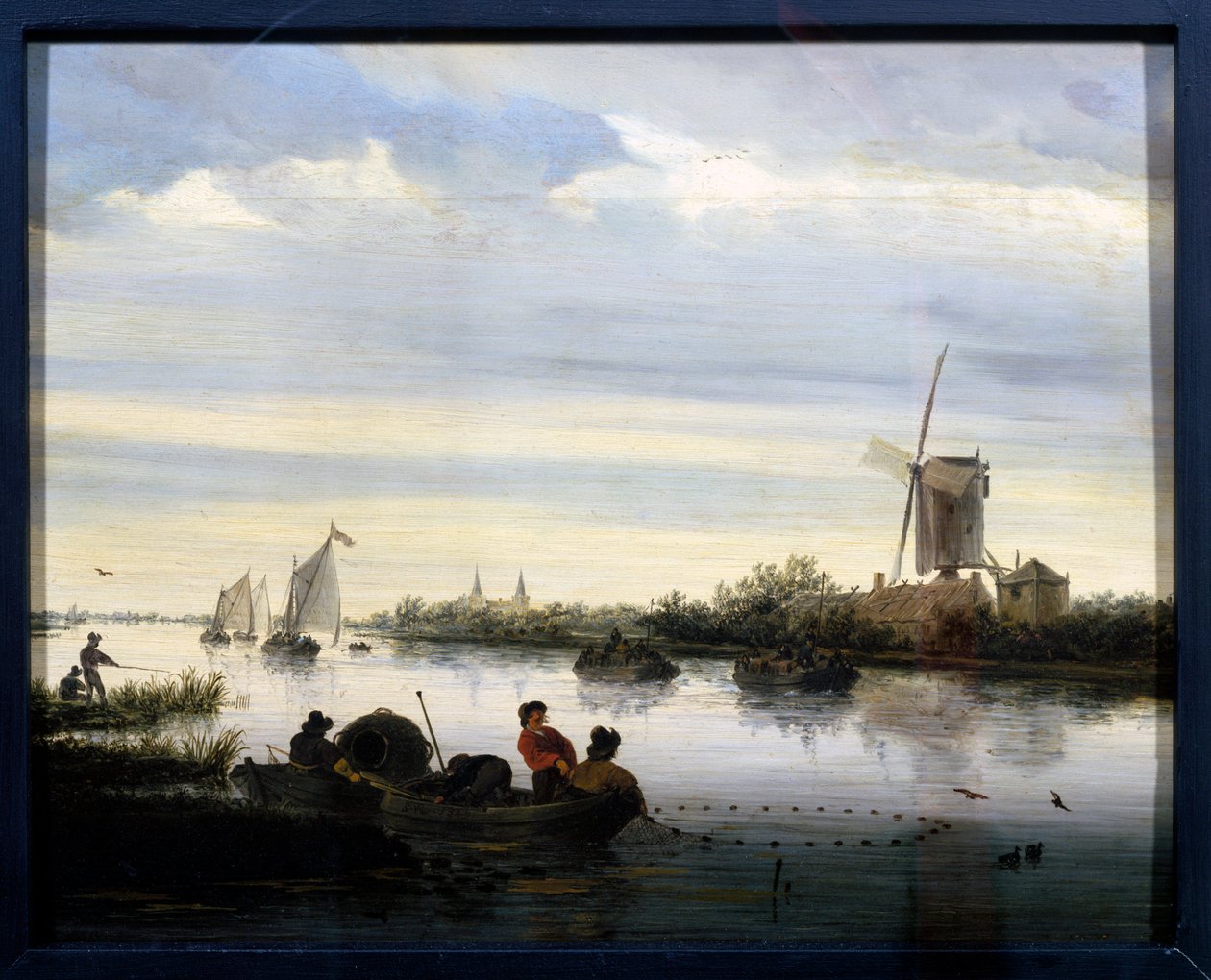 المناظر الطبيعية مع طاحونة. رسم جاكوب فان رويسدايل (رويسديل أو رويسدال بواسطة جاكوب سالومونز. رويسديل