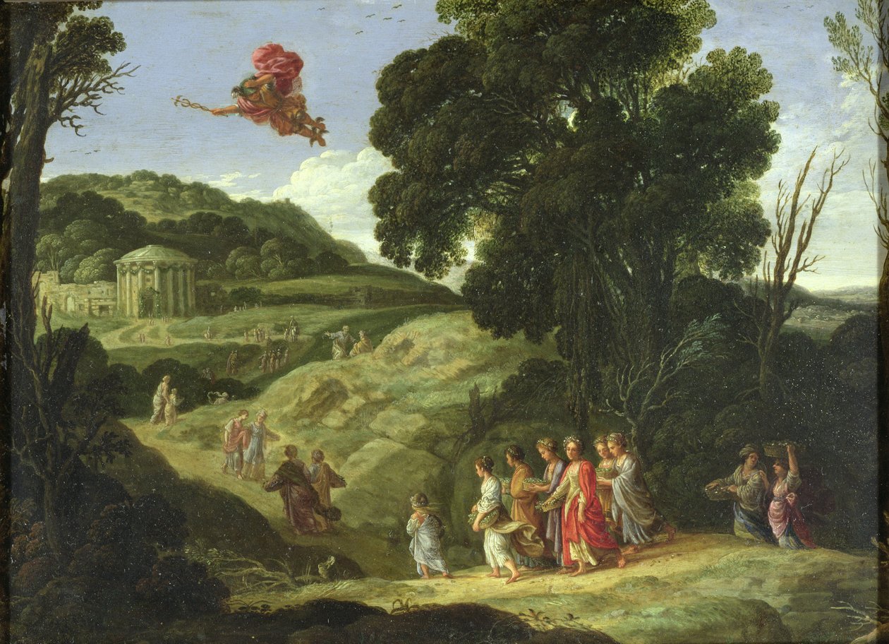 عطارد وهريس ، c.1605-08 بواسطة يعقوب سيمونز بيناس أو بيناس
