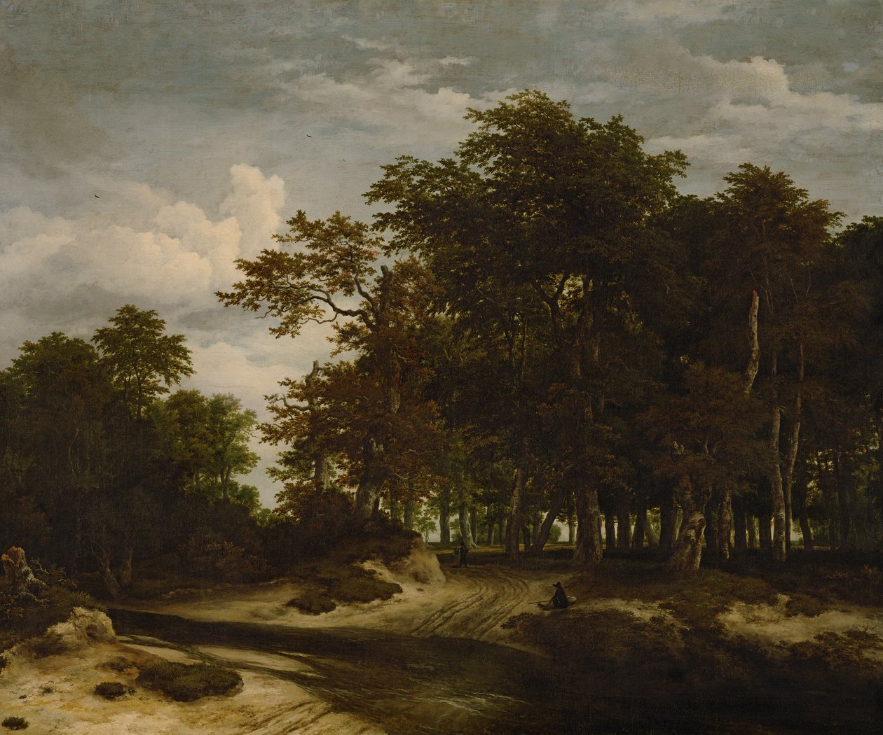 الغابة الكبرى ، ج. 1660 بواسطة جاكوب فان روزديل