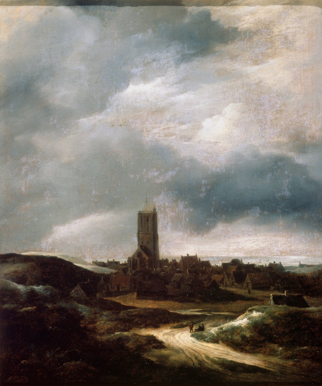منظر Egmond-an-Zee ، c1655 بواسطة جاكوب فان روزديل