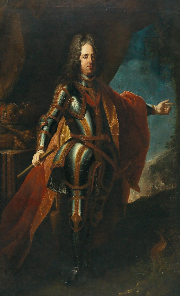 صورة للإمبراطور الروماني المقدس تشارلز السادس 1685-1740. بواسطة يعقوب فان شوبن