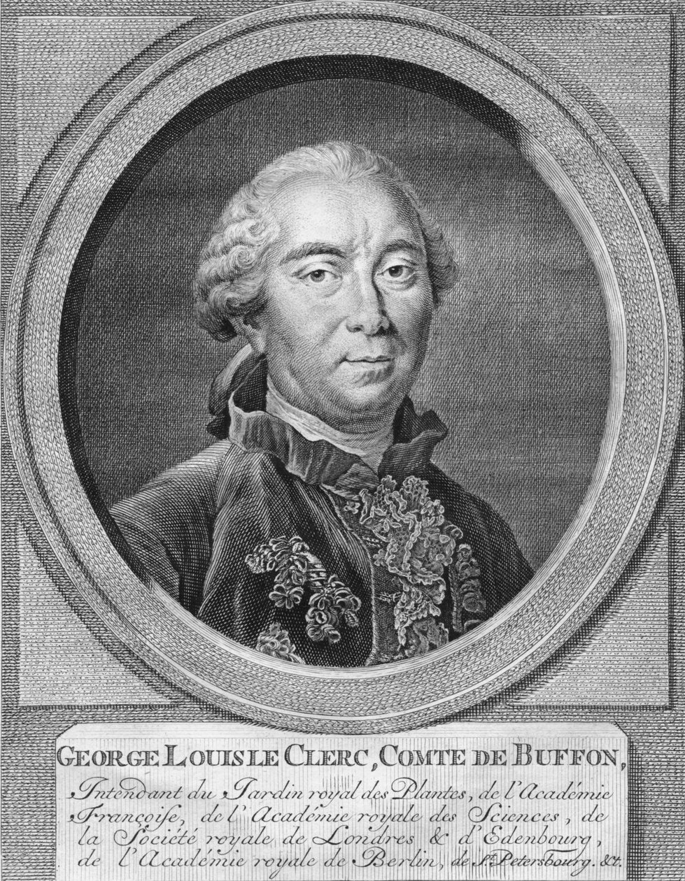 جورج لويس لو كليرك ، كومت دي بوفون ، 1774. بواسطة يعقوب Houbraken