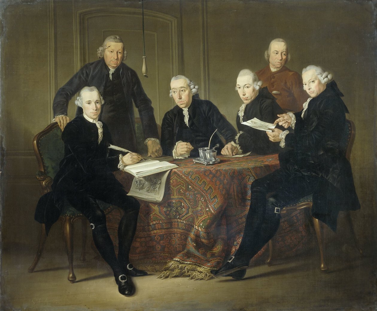 The Four Regents ، the Secretary and the House of the Lepers 
