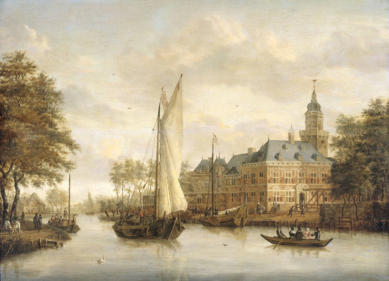 قلعة Nijenrode على Vecht بالقرب من Breukelen بواسطة جاكوبوس ستورك