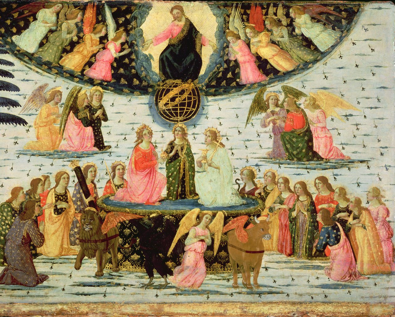 انتصار الخلود ، مستوحى من "انتصارات" بترارك (1304-74) بواسطة Jacopo del Sellaio