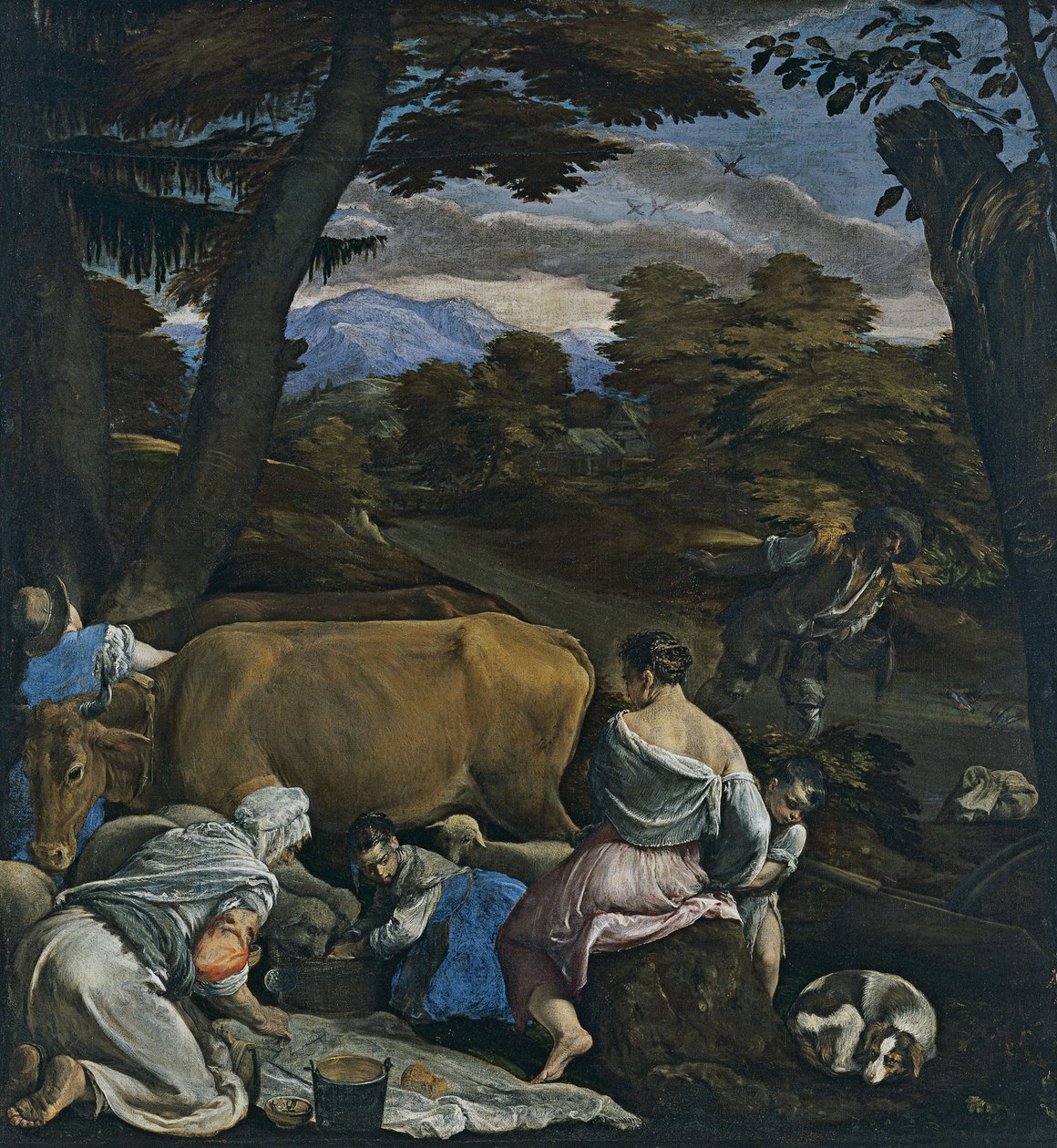مثل الزارع بواسطة Jacopo Bassano il vecchio