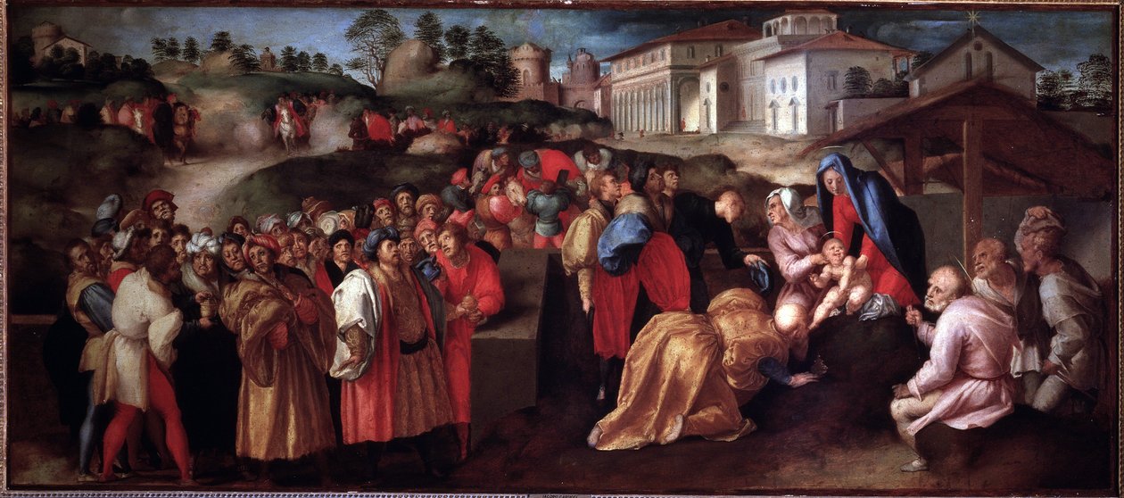 Adoration of the Magi - Painting بواسطة جاكوبو بونتورمو