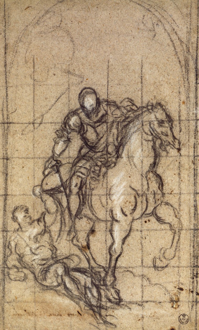 دراسة لسان مارتينو بواسطة جاكوبو روبوستي المعروف باسم تينتوريتو (1519-1594) ، رسم بواسطة جاكوبو روبوستي تينتوريتو