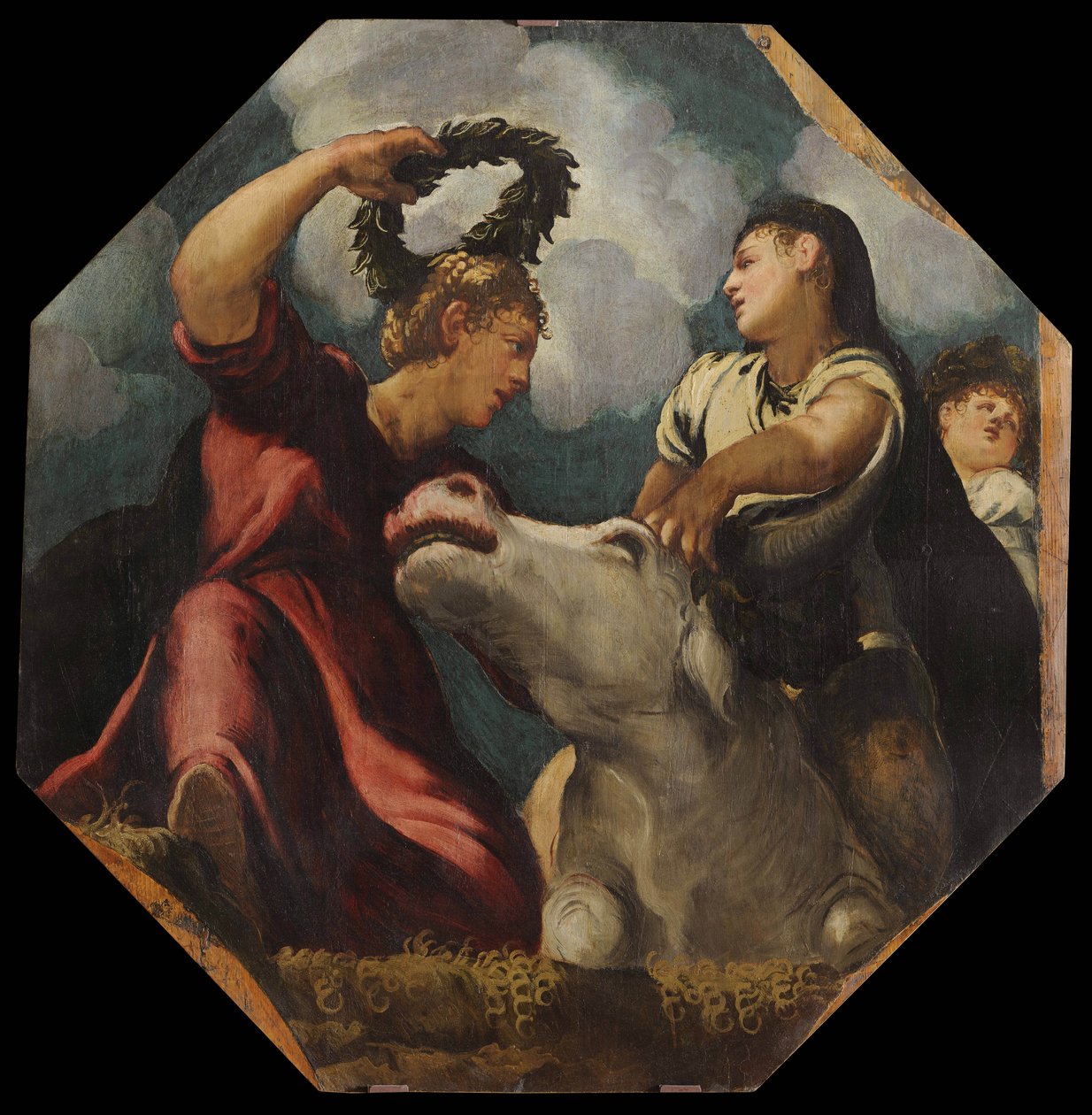 اغتصاب يوروبا ، 1541-1542. بواسطة جاكوبو روبوستي تينتوريتو