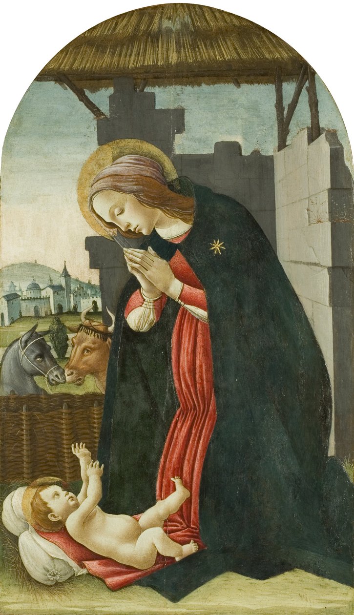 مادونا والطفل بواسطة Jacopo del Sellaio