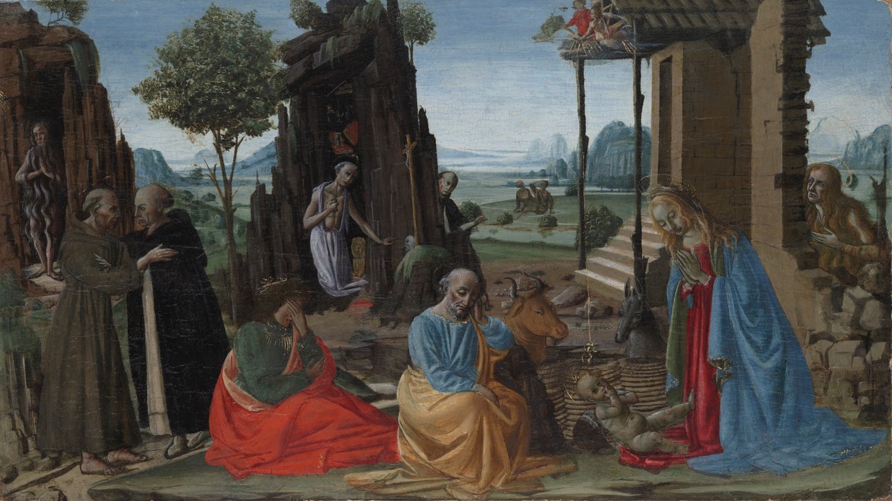 الميلاد الصوفي بواسطة Jacopo del Sellaio