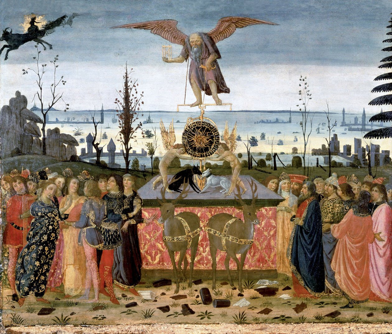 انتصار الوقت ، 1480-1490 بواسطة Jacopo del Sellaio