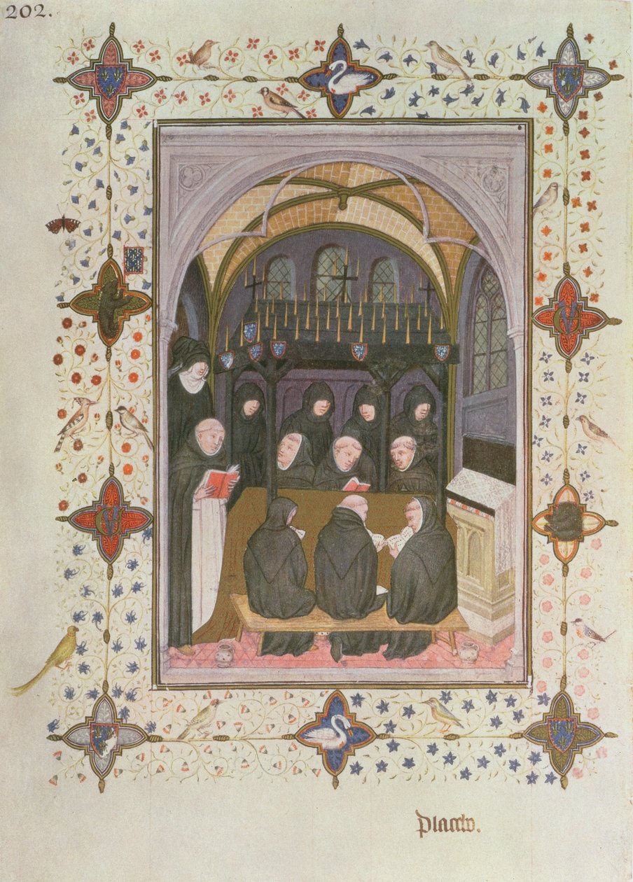 MS 11060-11061 مكاتب الموتى: مراسم الجنازة بواسطة Jacquemart de Hesdin
