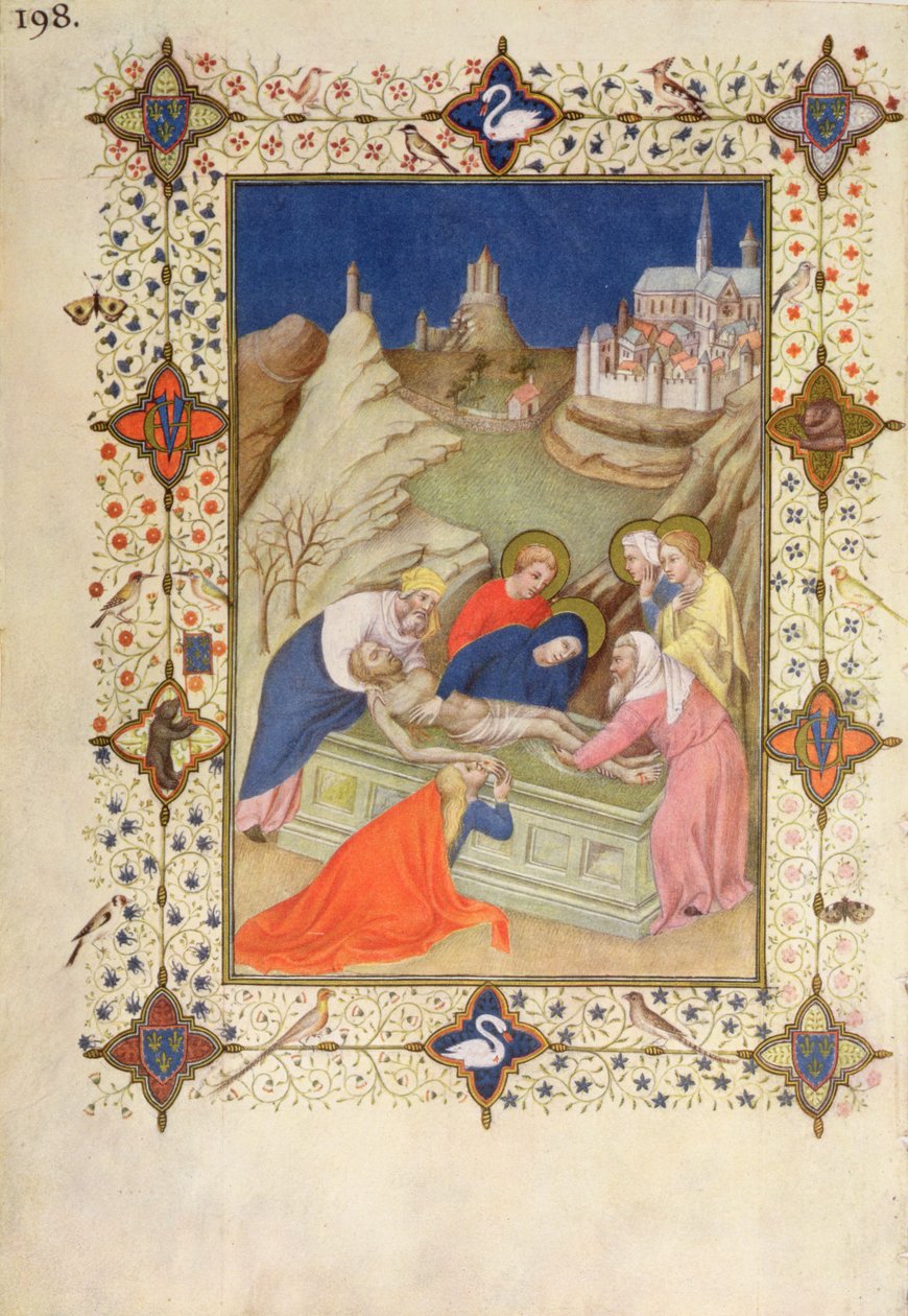 MS 66060-66061 ساعات الصليب: شُحُن ، قبر بواسطة Jacquemart de Hesdin