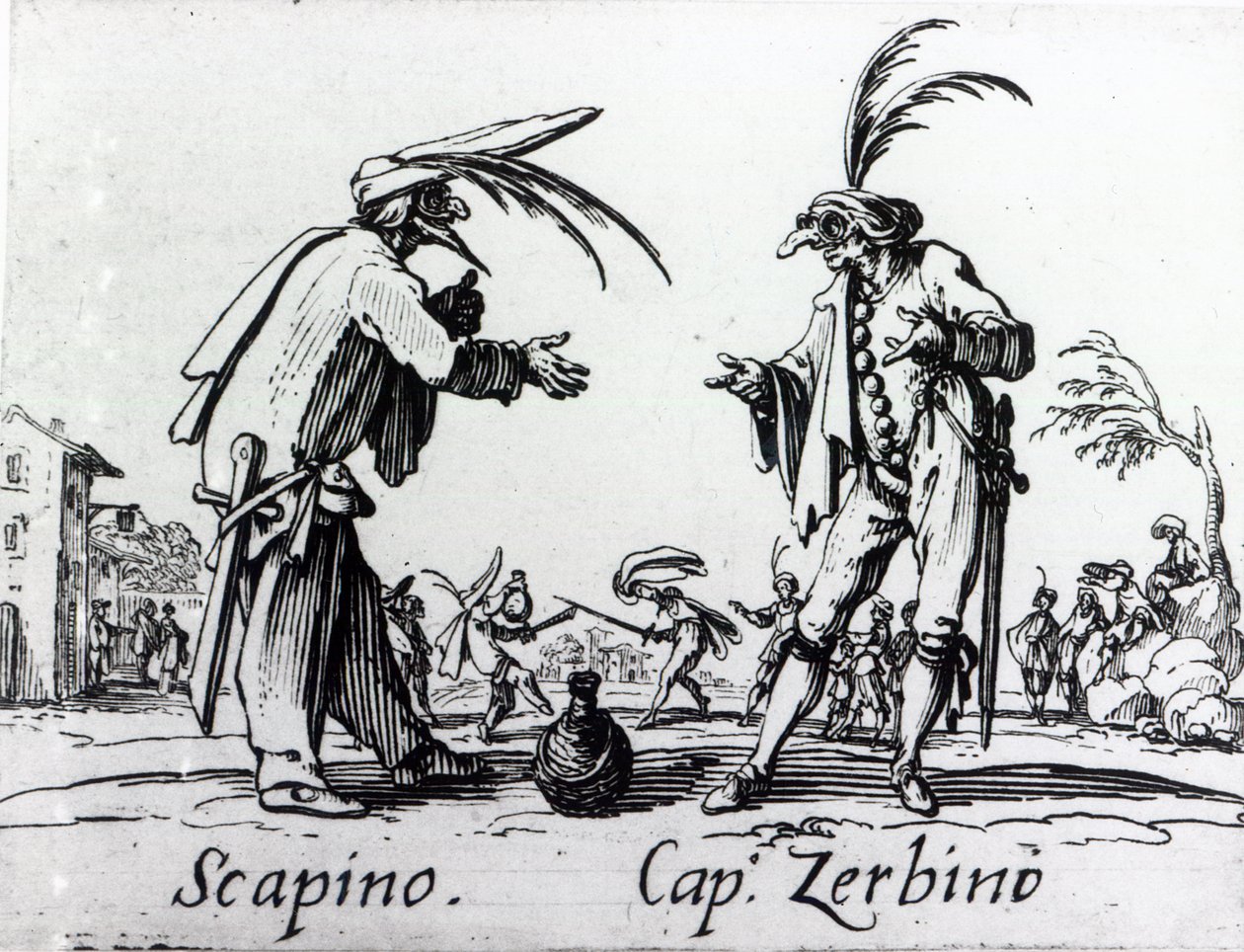 Balli de Sfessania ، c.1622 بواسطة جاك كالوت