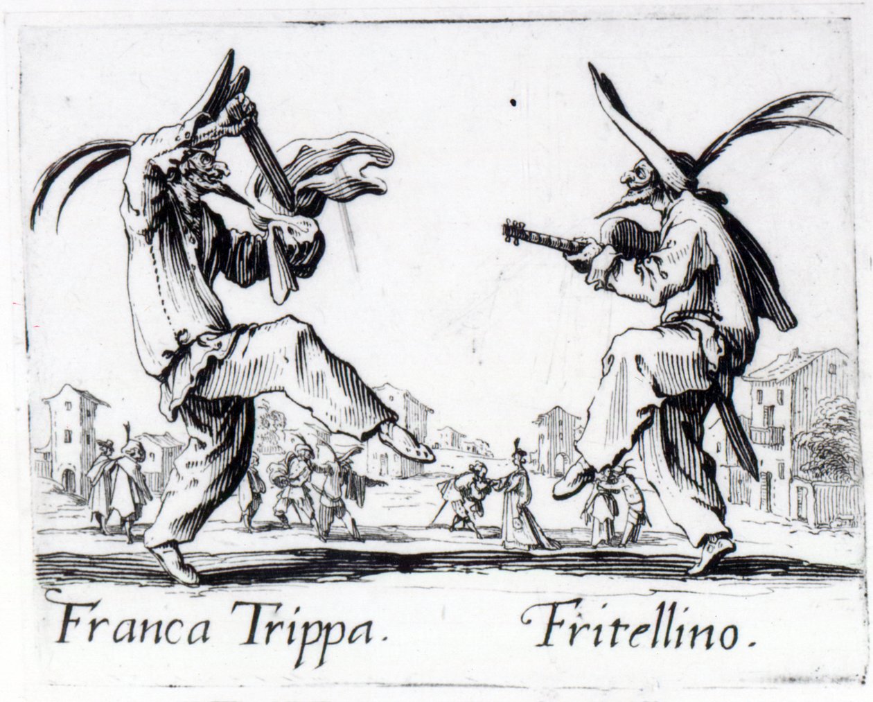 Balli de Sfessania ، c.1622 بواسطة جاك كالوت