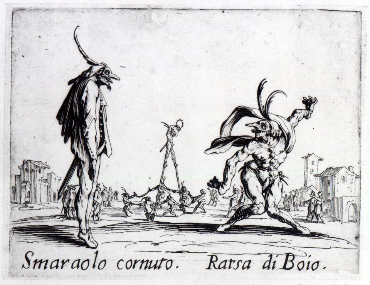 Balli de Sfessania ، c.1622 بواسطة جاك كالوت