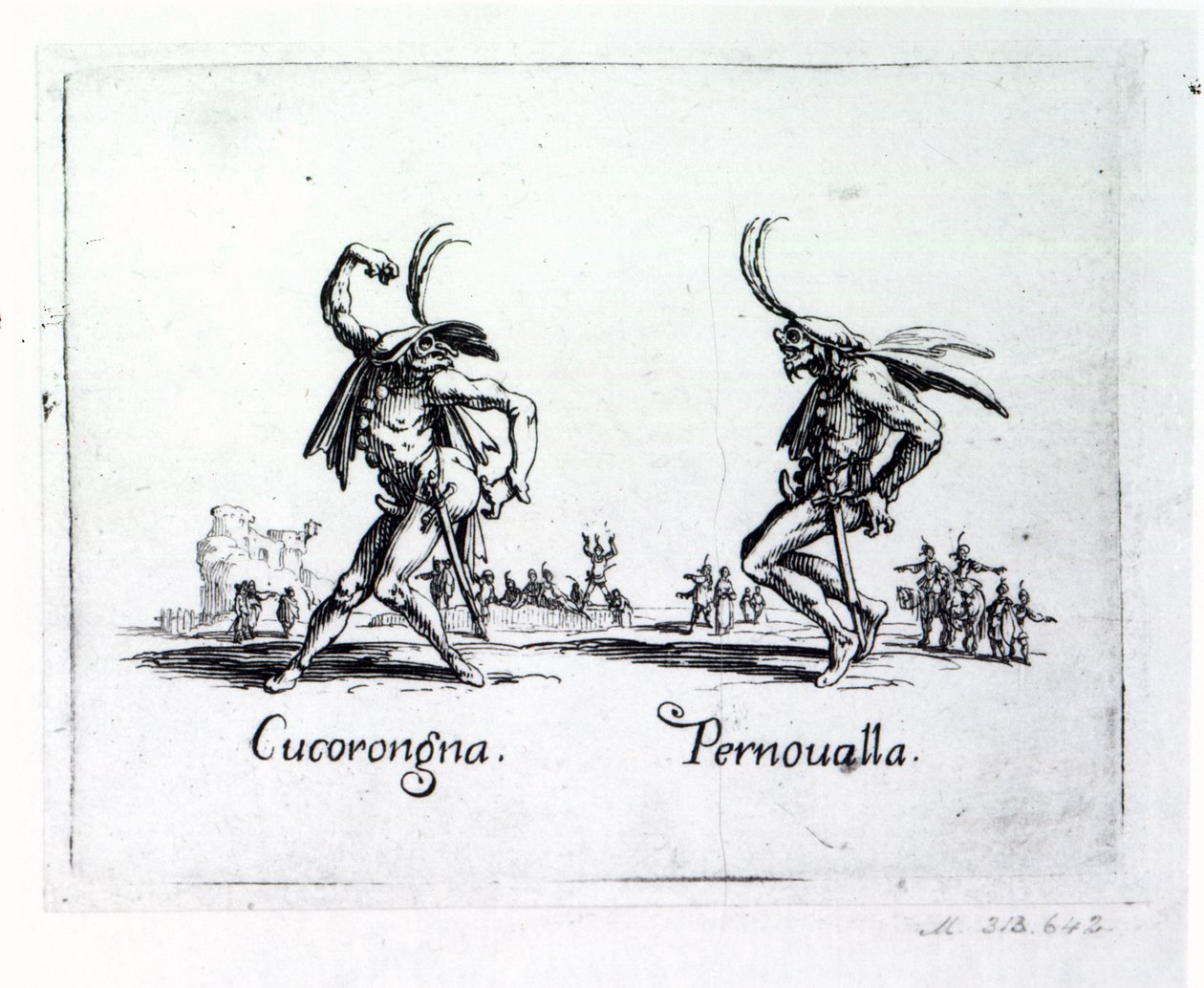 Balli de Sfessania ، c.1622 بواسطة جاك كالوت