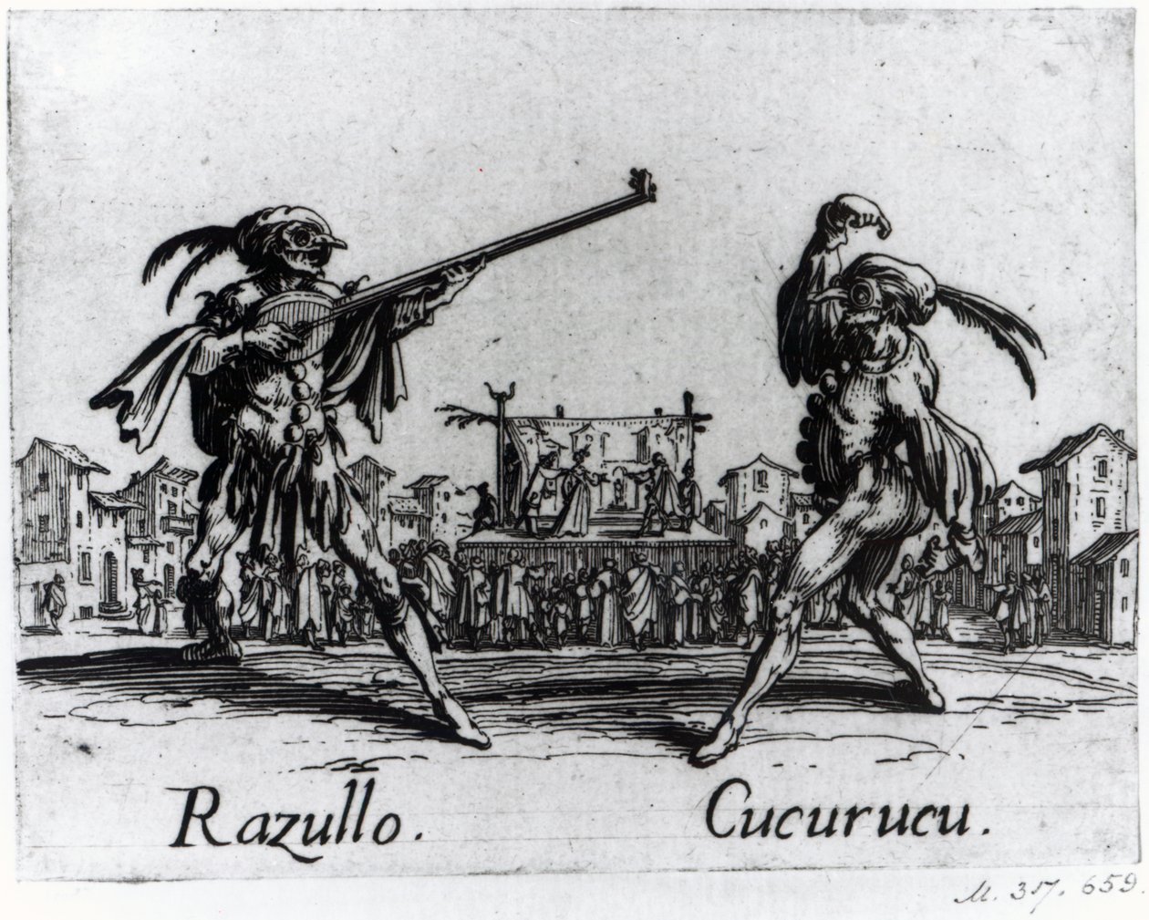 Balli de Sfessania ، c.1622 بواسطة جاك كالوت