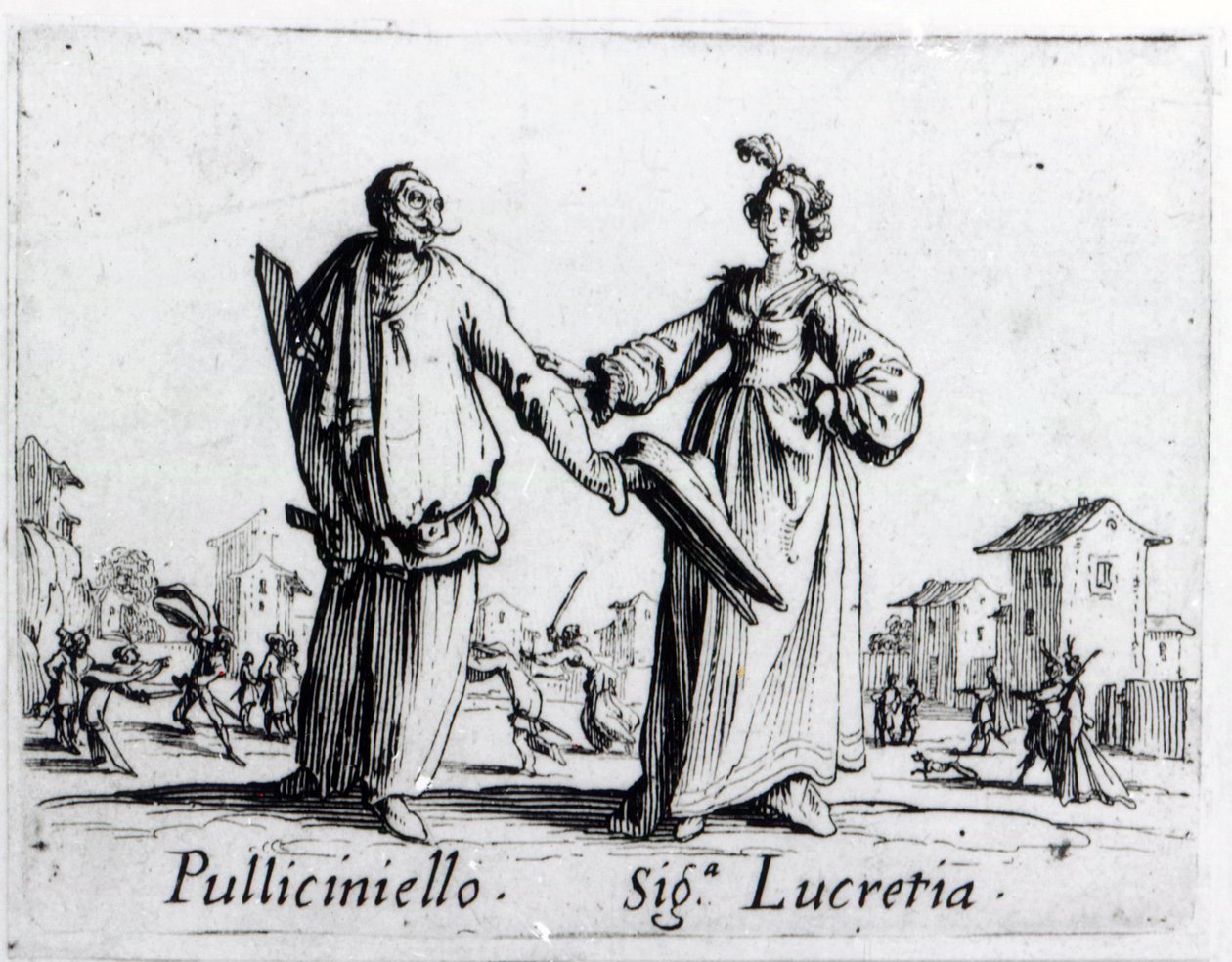 Balli de Sfessania ، c.1622 بواسطة جاك كالوت