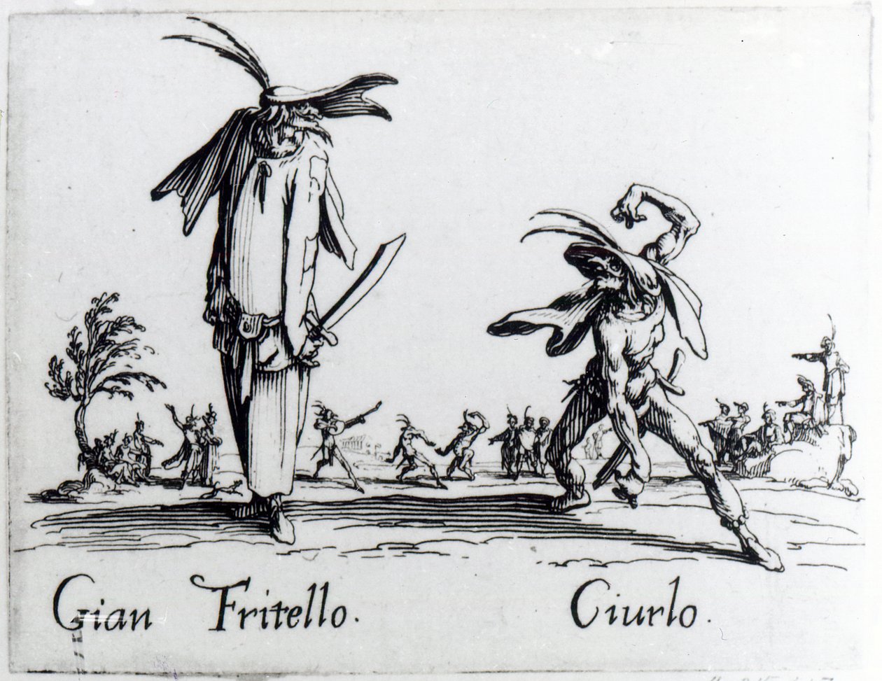أنا Balli de Spessanei ، أو Le Grande Chasse ، c.1622 بواسطة جاك كالوت