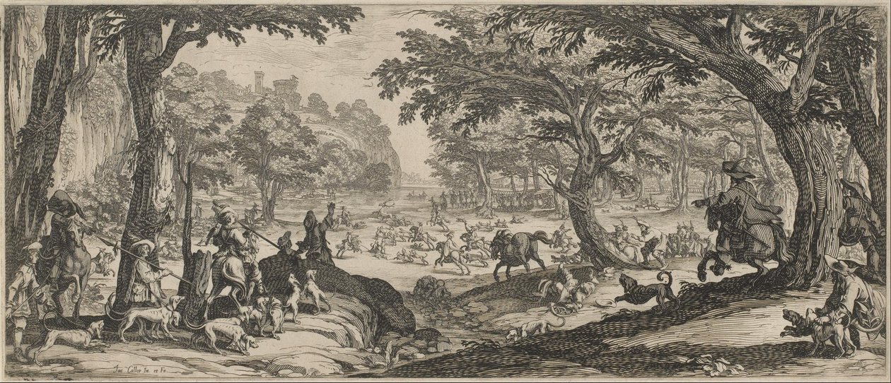 The Stag Hunt بواسطة جاك كالوت