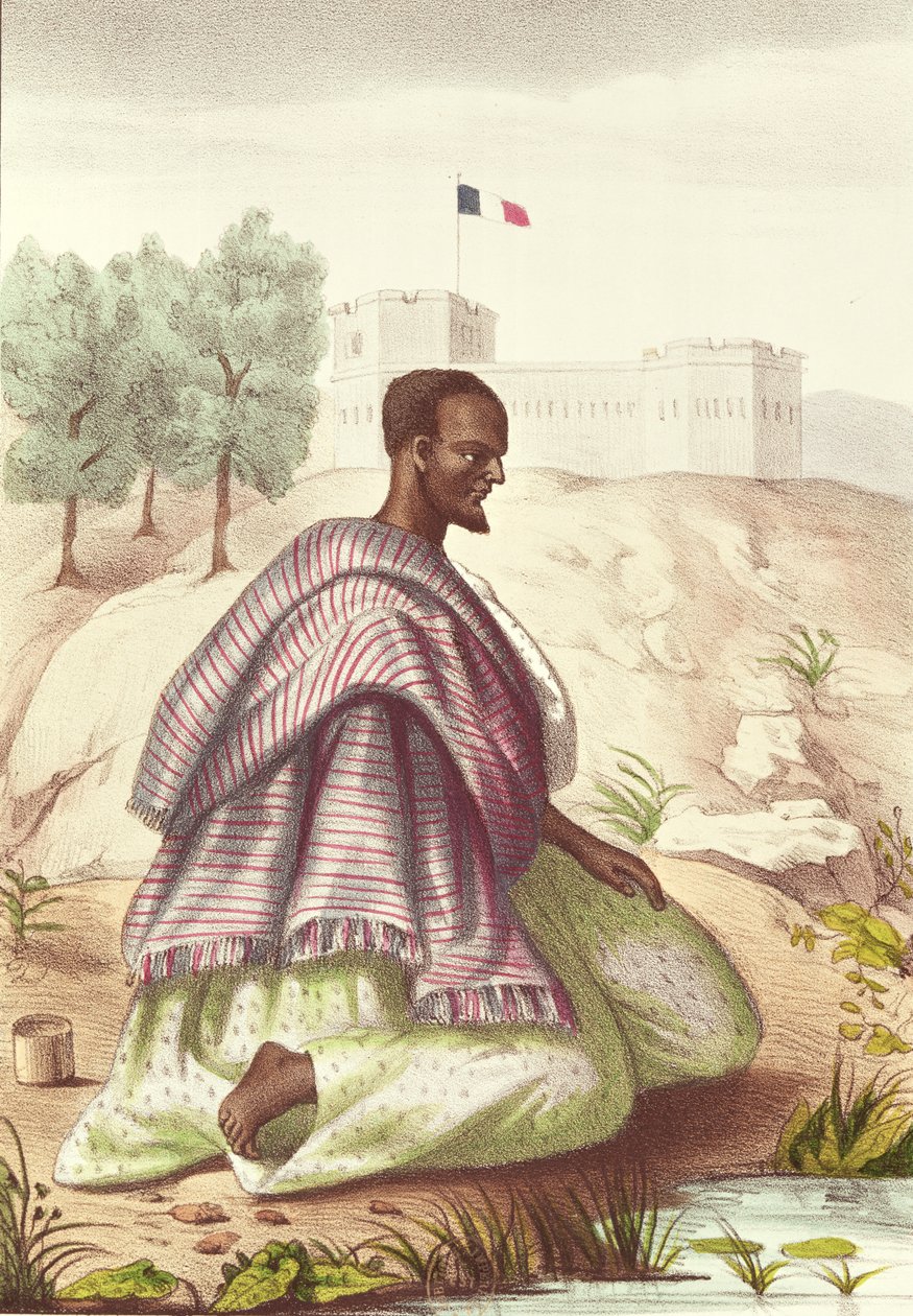 المرابط السنغالي ، من "Les Esquisses Senegalaises" من تأليف آبي بويلات ، 1853 بواسطة جاك فرانسوا Gauderique Llanta