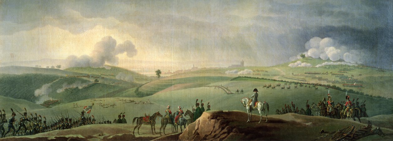 نابليون الأول (1769-1821) مراقبة معركة أوسترليتز ، 2 ديسمبر 1805 بواسطة جاك فرانسوا جوزيف سويباخ