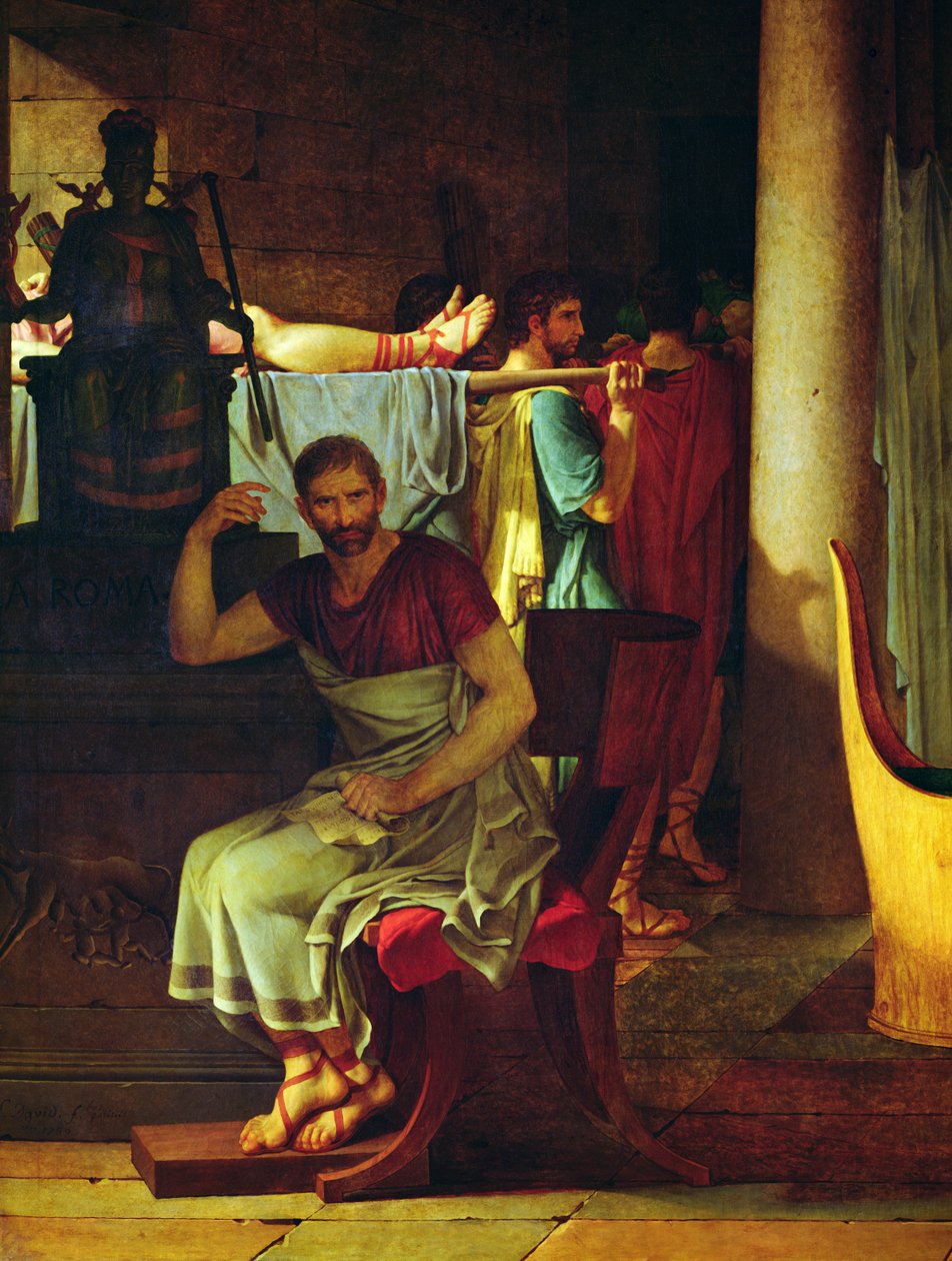 Lictors Bearing to Brutus the Bodies of أبناءه ، 1789 زيت على قماش التفاصيل 44247 بواسطة جاك لويس ديفيد