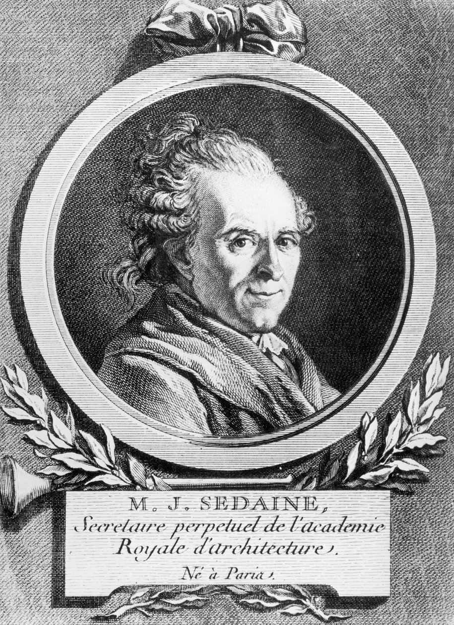 صورة ميشيل جان سيدان (1719-1777) ، منقوش على يد بيير تشارلز ليفسك (1736-1812) بواسطة جاك لويس ديفيد