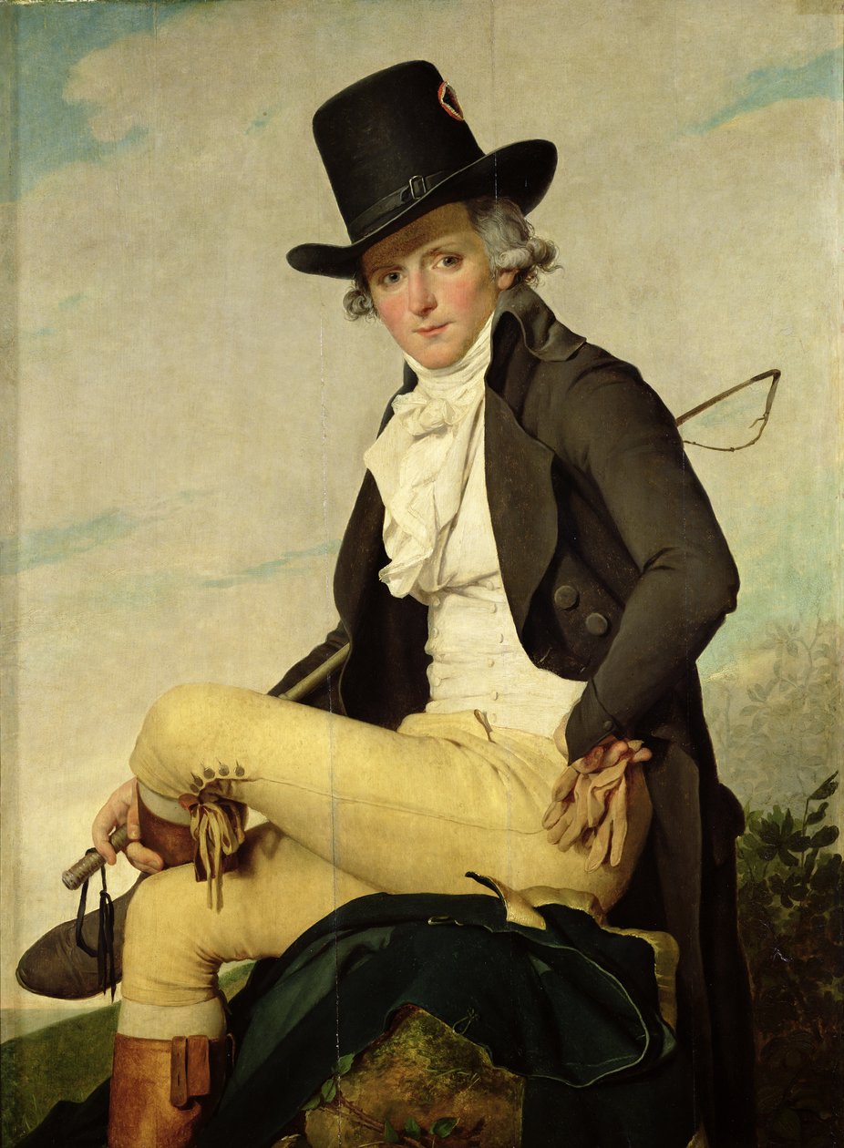 صورة بيير سيريزيات (1757-1847) صهر الفنان 1795 بواسطة جاك لويس ديفيد