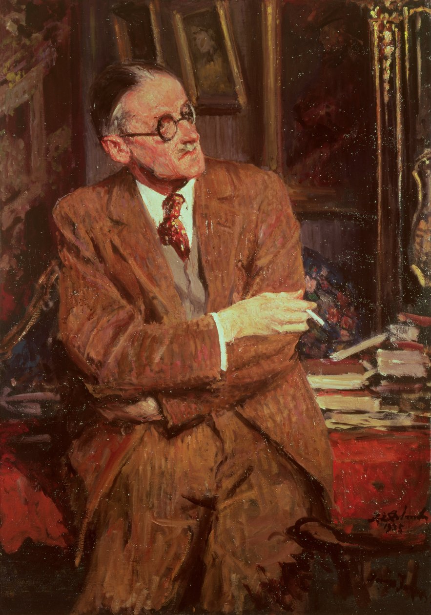 صورة لجيمس جويس (1882-1941) ، 1935 بواسطة جاك اميل بلانش