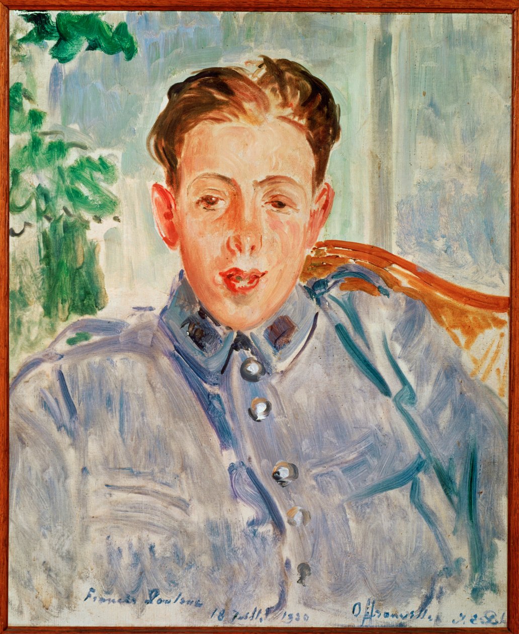 فرانسيس بولينك، ملحن (لوحة على قماش) بواسطة جاك اميل بلانش