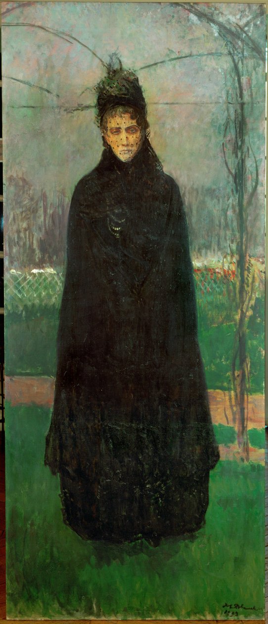 لا كونتيسة كاستيغليون، عشيقة الإمبراطور نابليون الثالث والمبعوث السري لرئيس الوزراء الإيطالي كافور والملك فيكتور إيمانويل بواسطة جاك اميل بلانش