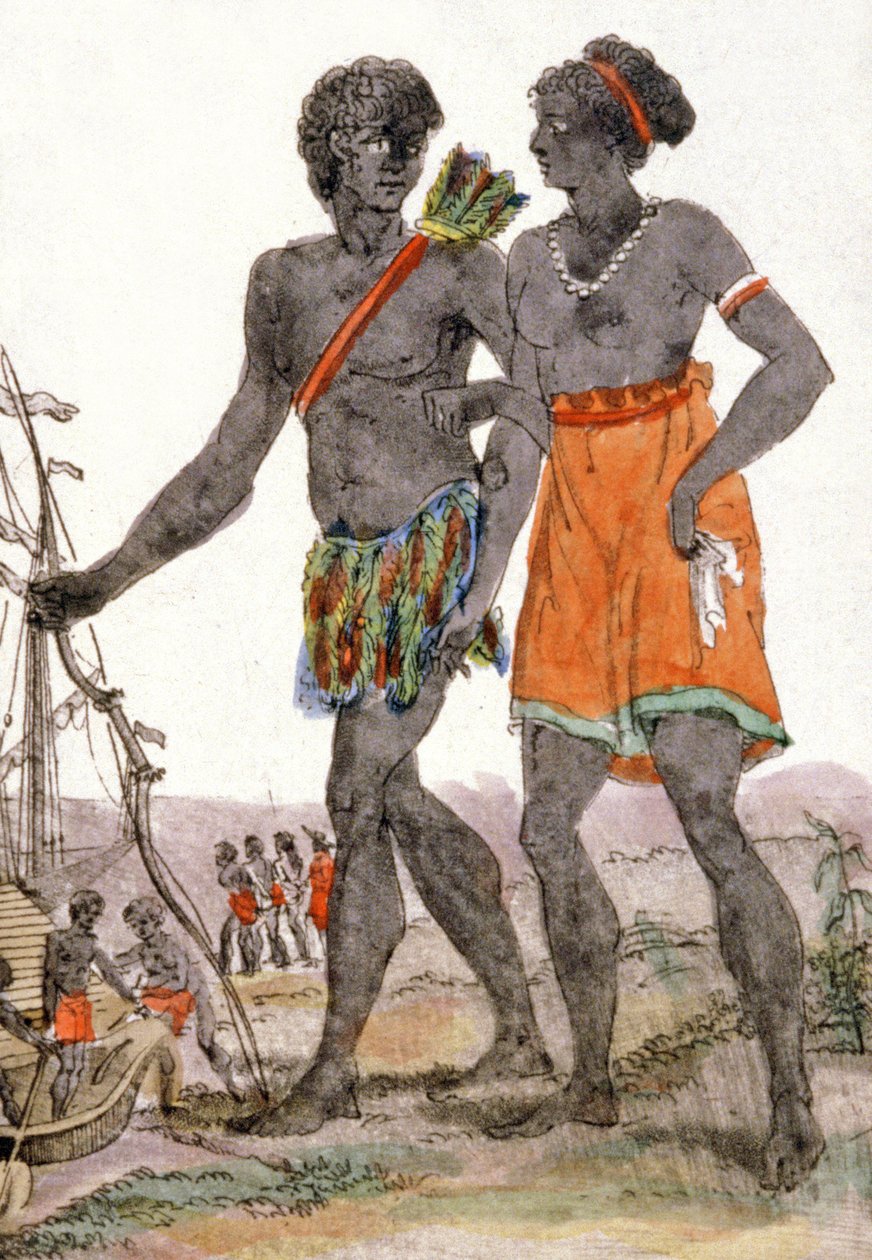 رجل وامرأة من السنغال بواسطة جاك (بعد) Grasset de Saint-Sauveur