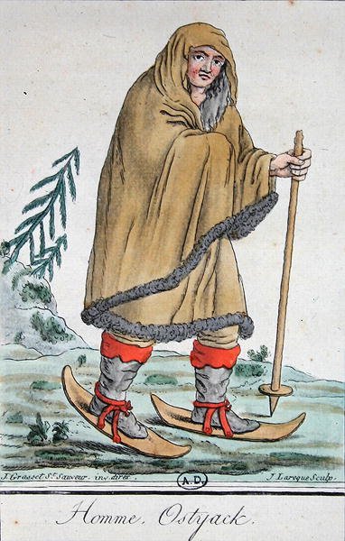 أوستياك مان على الزلاجات بواسطة جاك (بعد) Grasset de Saint-Sauveur