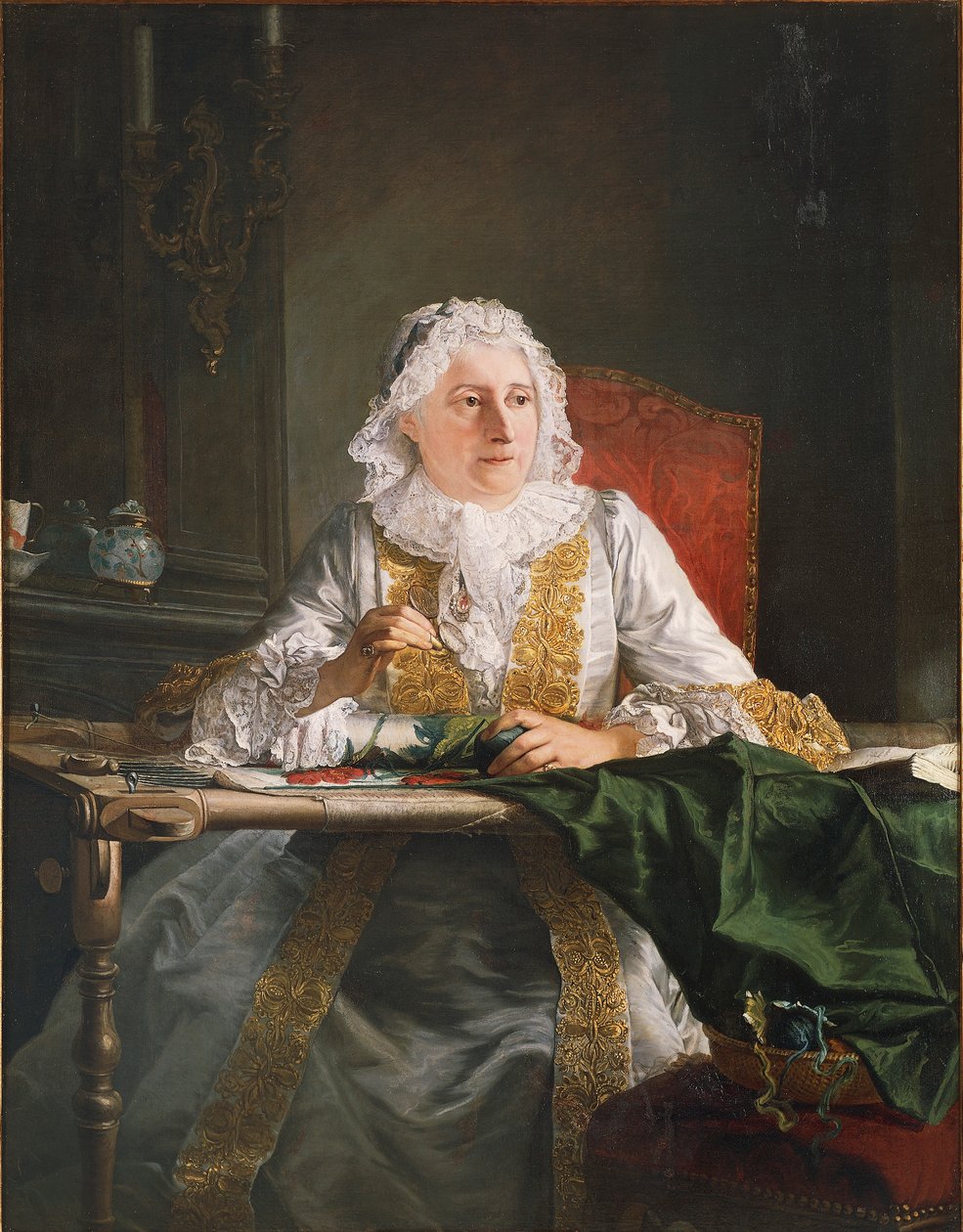 Portrait of Madame Crozat بواسطة جاك أندريه جوزيف كاميلوت أفيد
