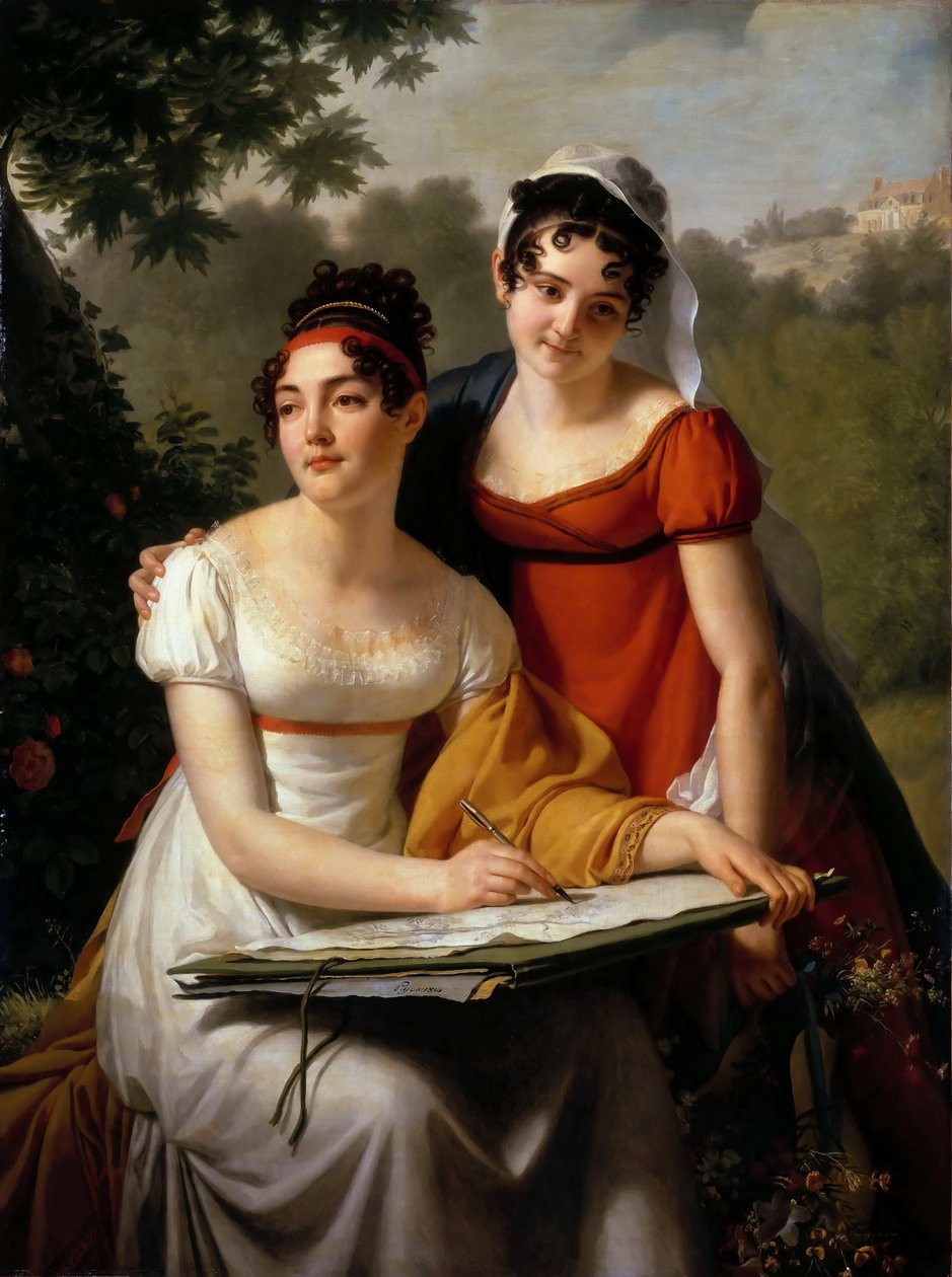 صور من Mesdemoiselles Duval ، الربع الأول من القرن التاسع عشر. بواسطة جاك أوغسطين كاثرين باجو